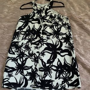 Casual black and white Mango dress